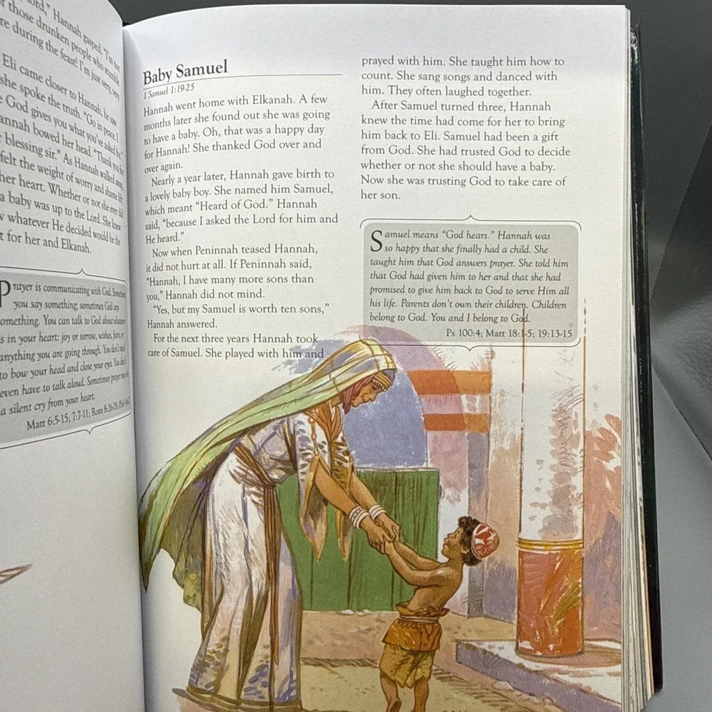 The Devotional Children Bible Ilustrated Devotional Text from Old and New Te...